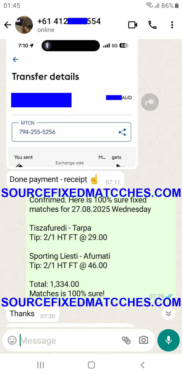 Fixed Matches