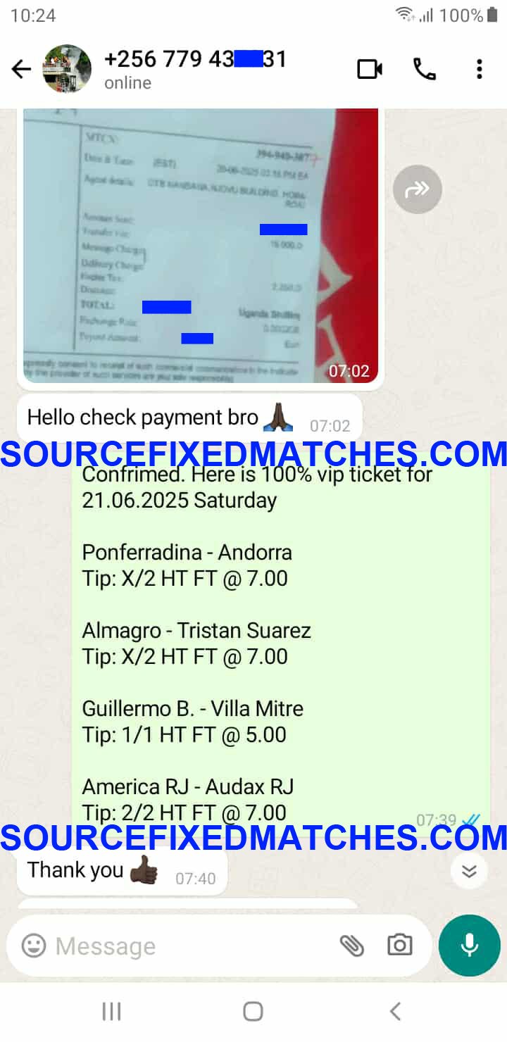 Fixed Matches 100% Sure