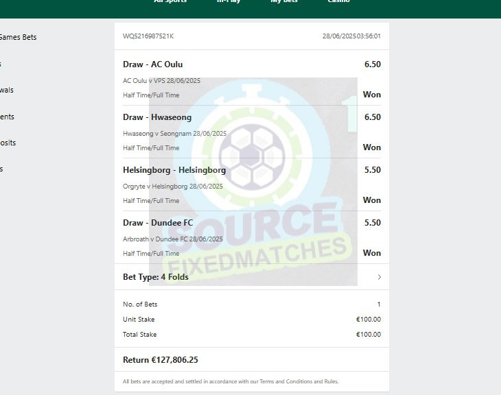 Correct Fixed Match