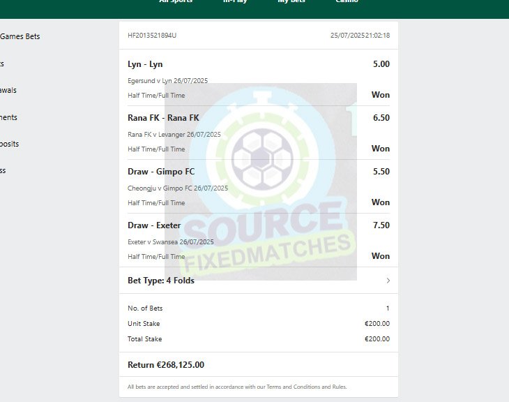 Fixed Matches